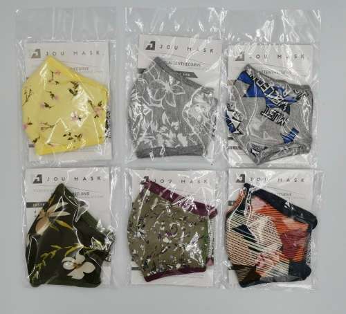 Washable reusable adult cloth face masks