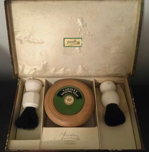 Vintage Yardley soap shaving set