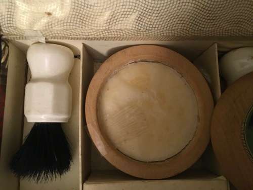 Vintage Yardley soap shaving set