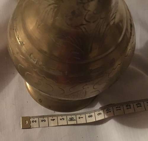 Brass vase - 25cm high