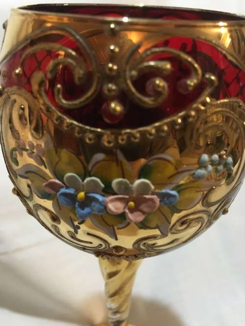 Wine glass - Murano type