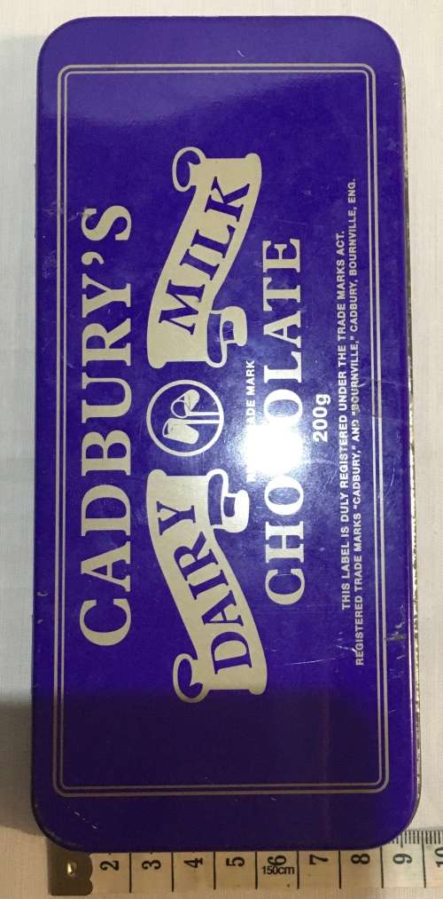 Cadbury`s chocolate tin