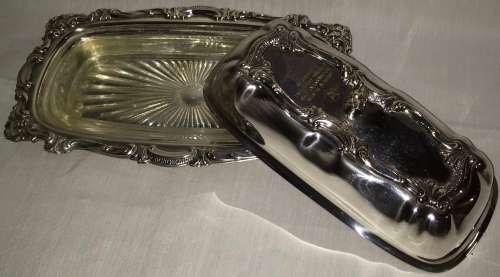 Butter dish- EPNS