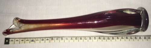 Red vase - Murano style