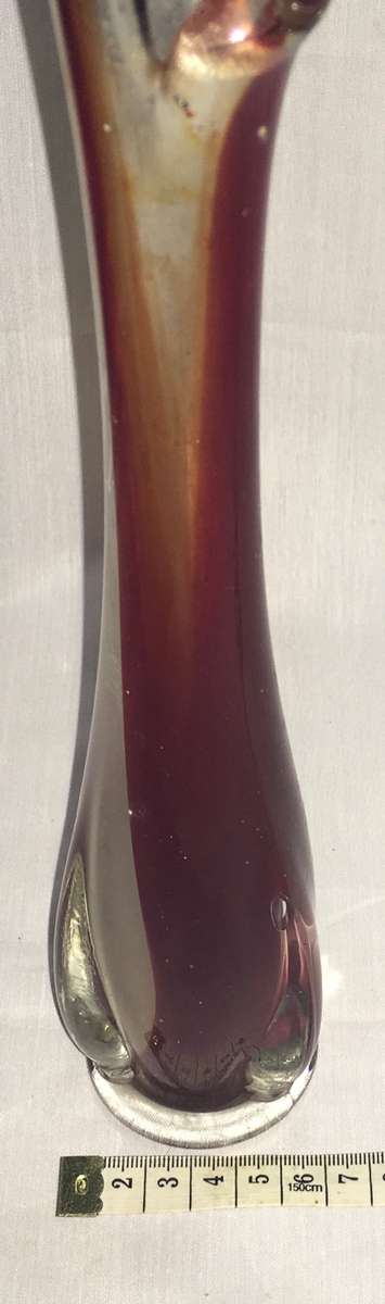 Red vase - Murano style