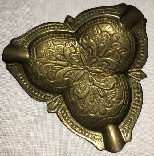 Brass ashtray