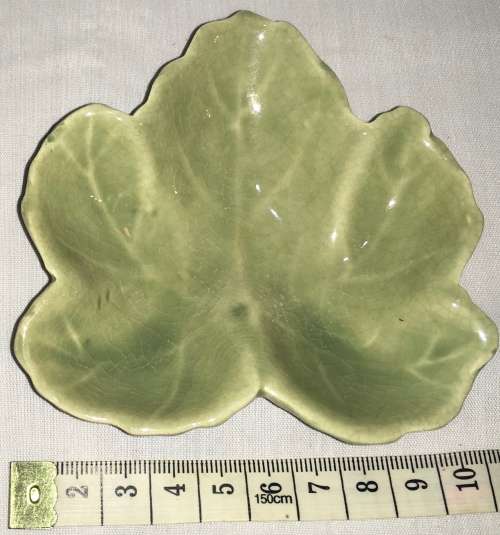 Green leave shaped ornaments
