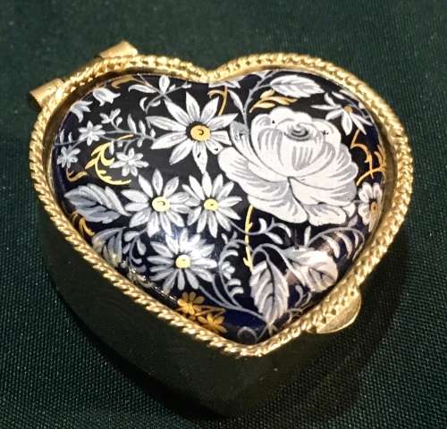 Heart shaped pill box/ ring holder