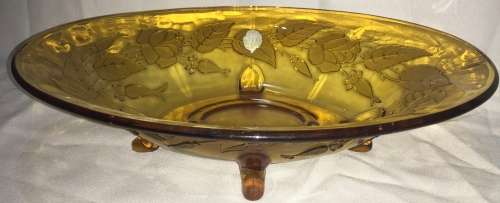 Amber serving platter