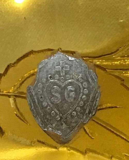 Amber serving platter