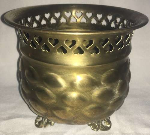Brass planter