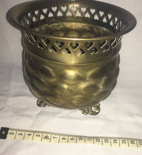 Brass planter