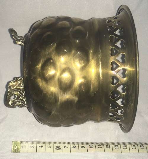 Brass planter