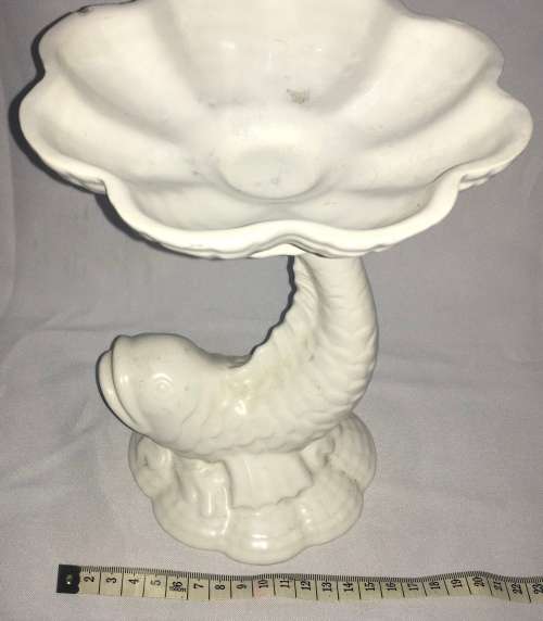 Arthur Wood fish shaped pedestal
