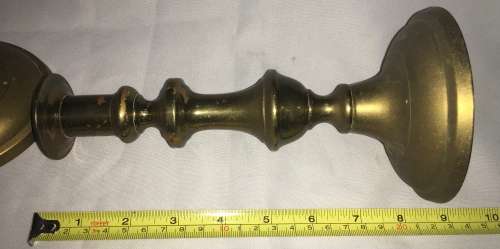 Candle stick holders - brass - set of 2