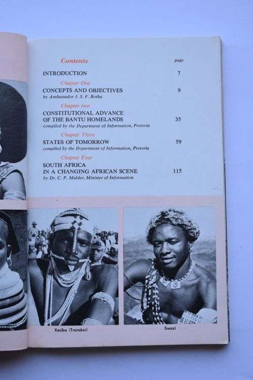 Progress Through Separate Development. Fourth Edition. New York, 1973.