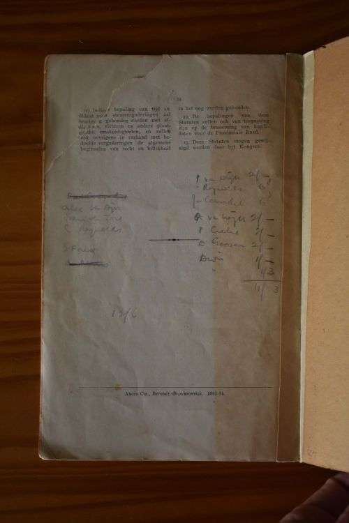 Leden van `T: De Nationale Partij. Bloemfontein, 1914.