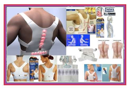 BACK POSTURE SUPPORT WITH MAGNETS