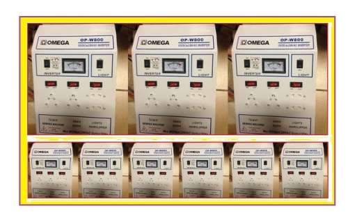 800 WATT INVERTER WITH LIGHT AND PLUGS