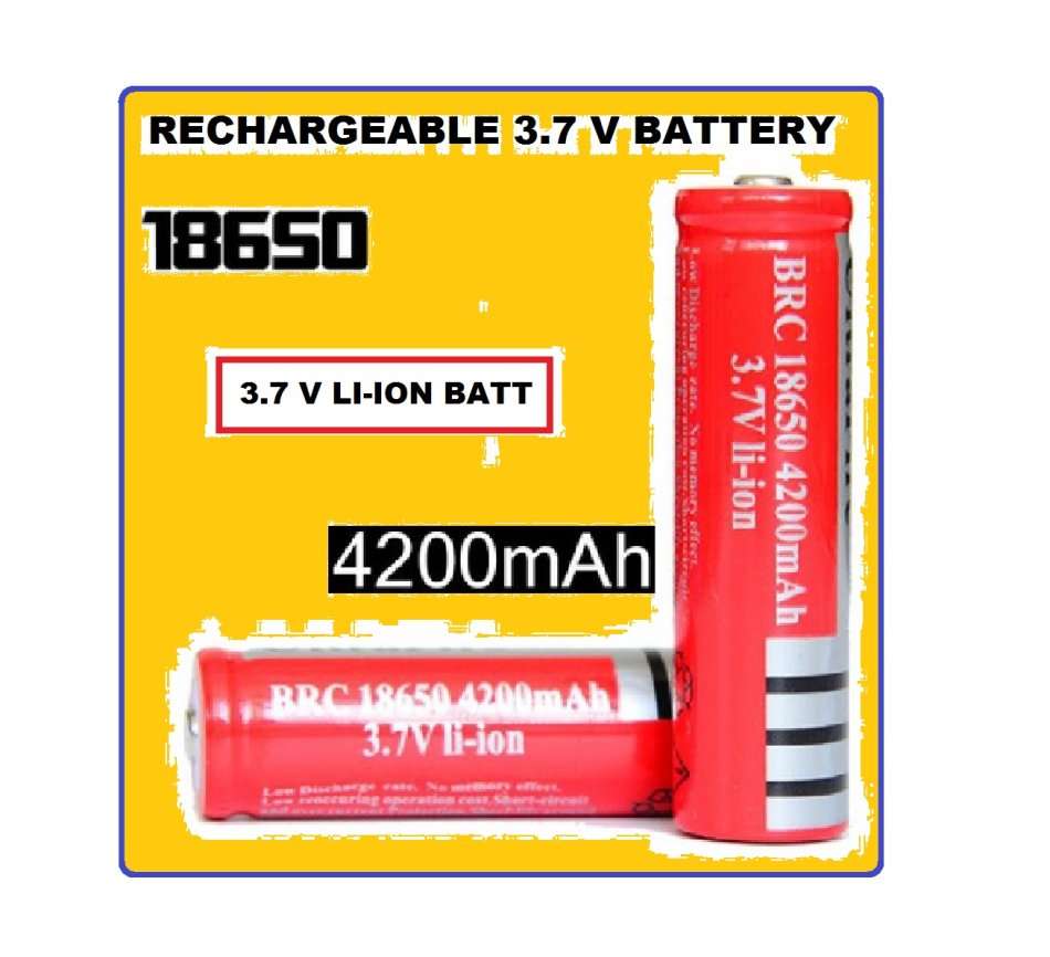 3.7 VOLT RECHARGE BATTERIES