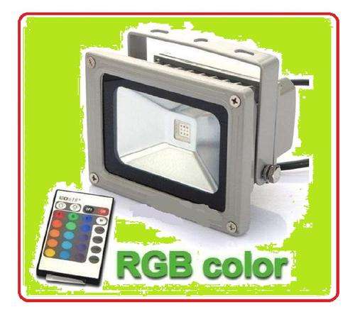 10 WATT LED - RGB - FLOODLIGHT