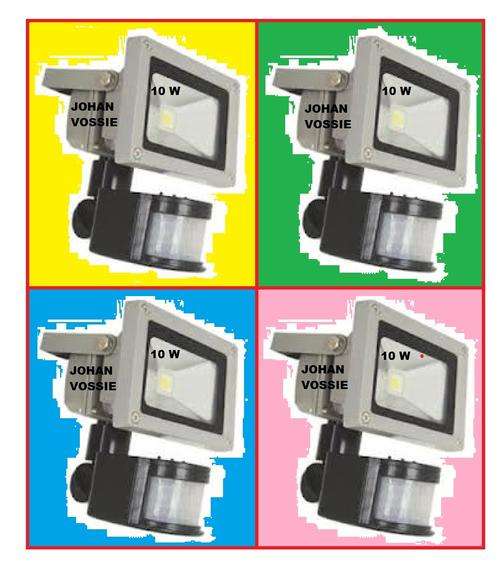 10 WATT LED FLOODLIGHT WITH MOTION SENSOR