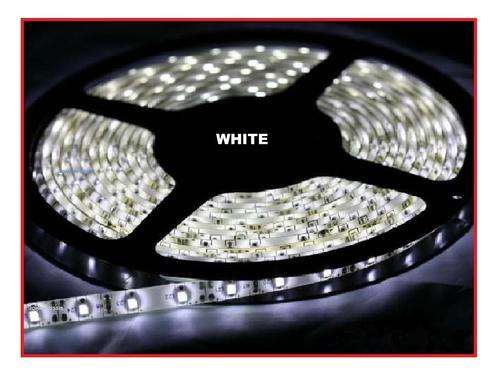 5 METER ROL LEDS WHITE WATERPROOF + POWER SUPPLY + REMOTE