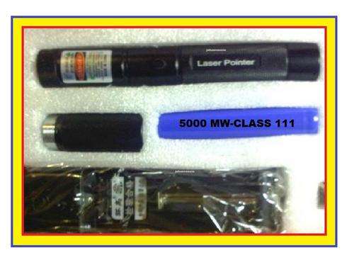 5000 MW GREEN LASER---CLASS 111 B