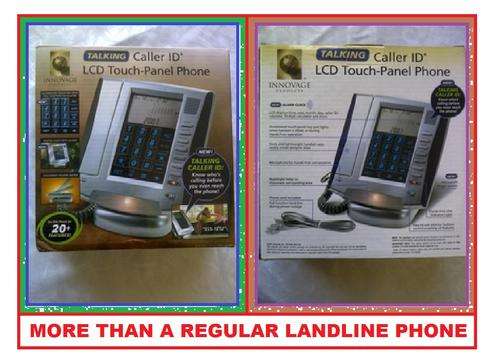TALKING CALLER ID LCD TOUCH-PANEL PHONE