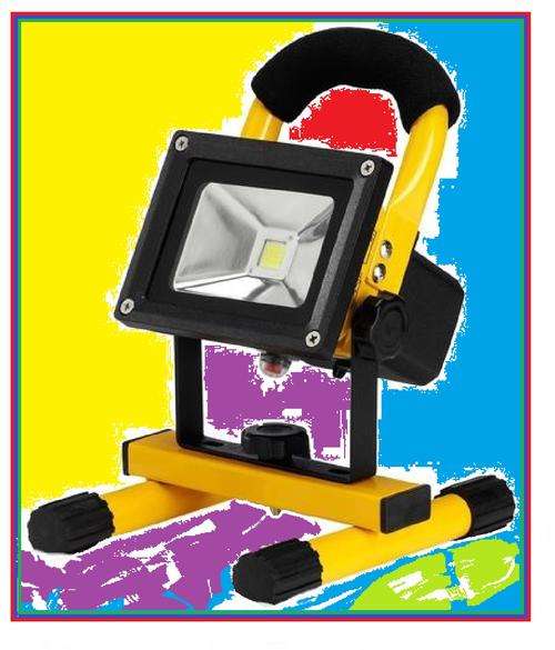 10 WATT RECHARGEABLE FLOODLIGHT
