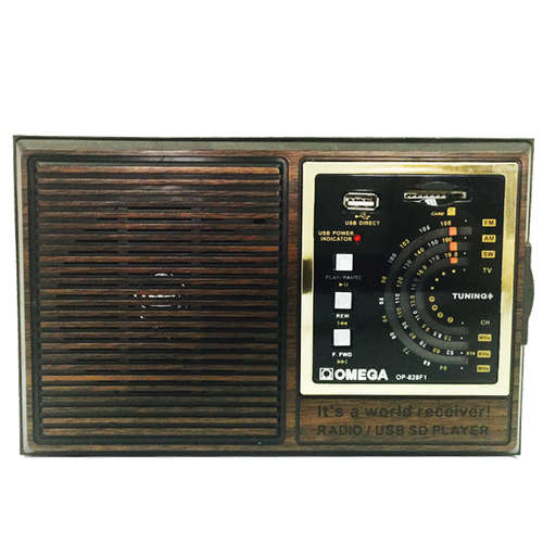 Omega AM/FM Radio with Music Player