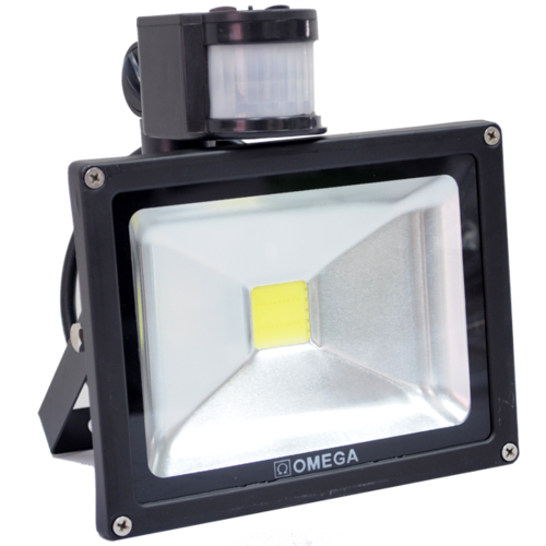 Omega Outdoor LED Flood Light With Motion Sensor