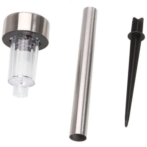 10Pcs Outdoor Garden Stainless Steel LED Solar Landscape Path Lights Yard Lamp