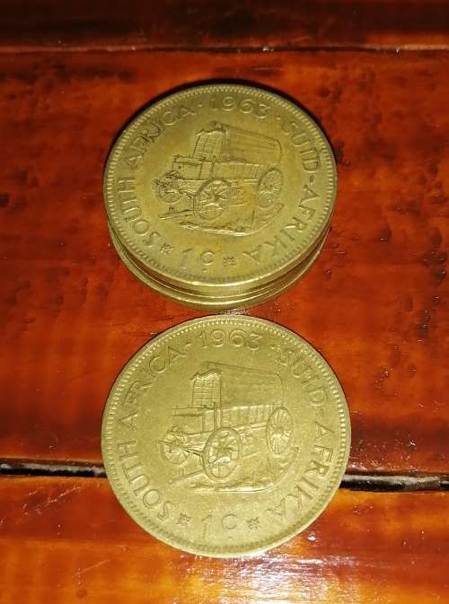 1963 South Africa 1c x 6