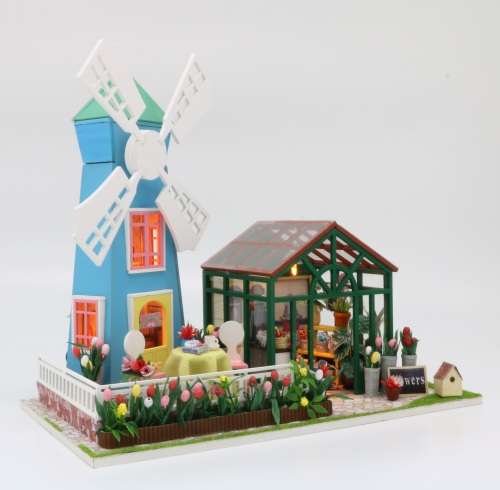 Amsterdam Windmill Flower House