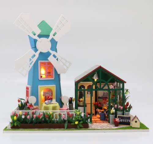 Amsterdam Windmill Flower House