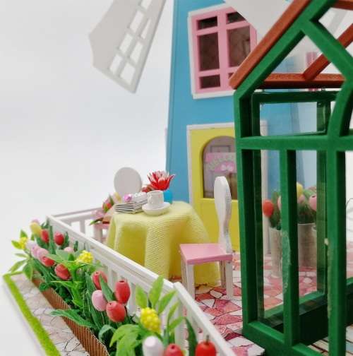 Amsterdam Windmill Flower House