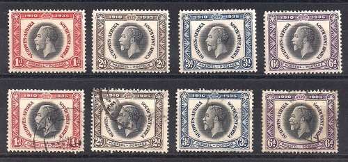SWA 1935 - KG V SILVER JUBILEE - SETSMINT AND USED