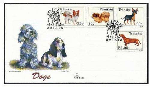 TRANSKEI - 3 FD COVERS FROM THE LAST ISSUES - DOGS ' 93, FOSSILS '92 & '93