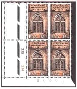 RSA - 450th ANNIVERSARY REFORMATION (1967) - FINE SET OF CONTROLS