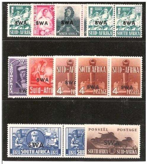 SWA   SET OF 8 LARGE WAR (MINT) - 1941