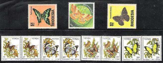 THEMATICS - BUTTERFLIES - MINT (11)