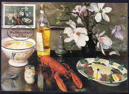 THEMATICS - ART - SET OF 4 FRANS OERDER MAXI CARDS - 1985