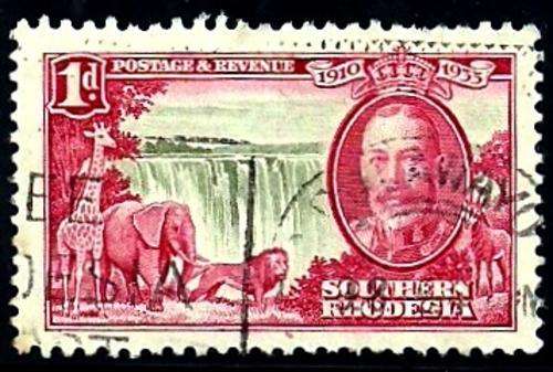 SOUTHERN RHODESIA - SACC 32 - 1d  - KG V SILVER JUBILEE - 1935