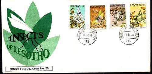 THEMATICS (INSECTS / ENTOMOLOGY) - LESOTHO 1978