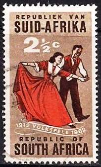 RSA - VOLKSPELE (1962) - POSTALLY USED