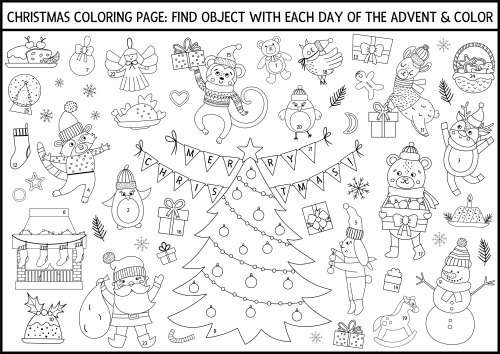Christmas Activity Colouring Book For Kids - Same Day Delivery - Download and Print. Free Delivery