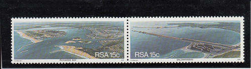 RSA: SACC 446-447: RICHARDS BAY AND SALDANHA BAY - UNMOUNTED MINT SET OF 2 STAMPS