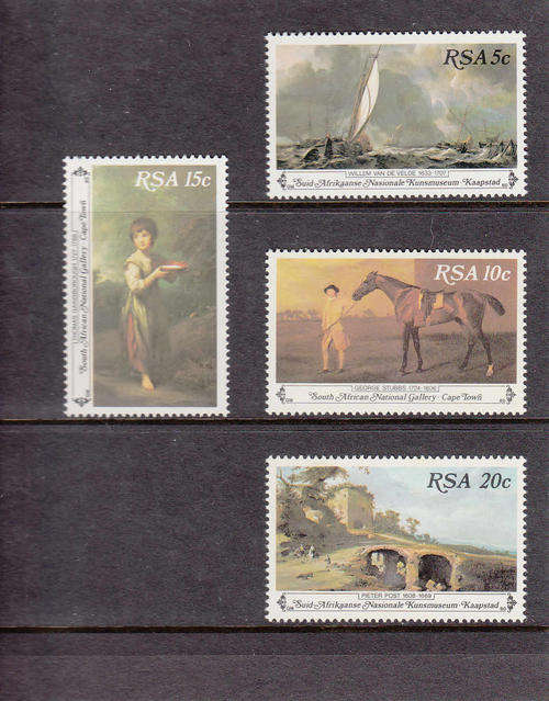 RSA: SACC 485-487: NATIONAL ART GALLERY CAPE TOWN - UNMOUNTED MINT SET OF 4 STAMPS