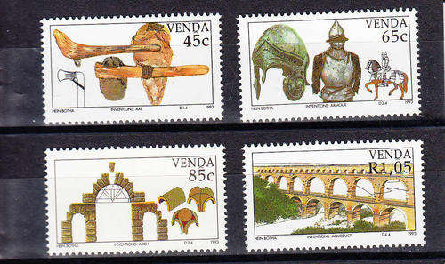 VENDA:  SACC 263-266: 5.11.1993 - INVENTIONS (3RD SERIES) SET OF 4. U/MINT (**)